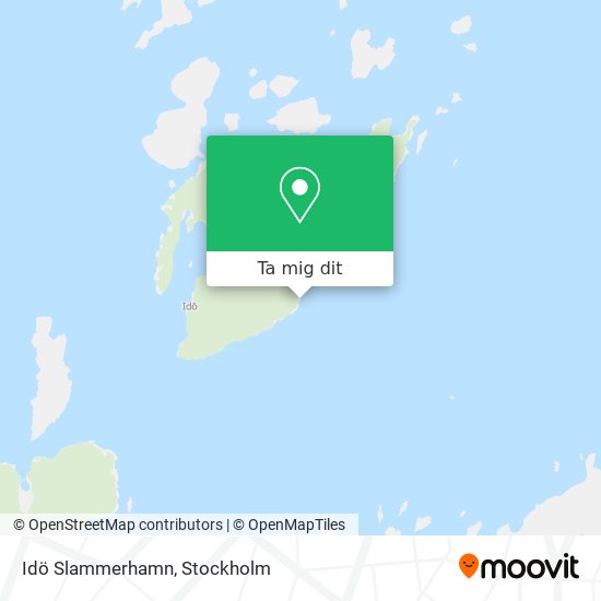 Idö Slammerhamn karta