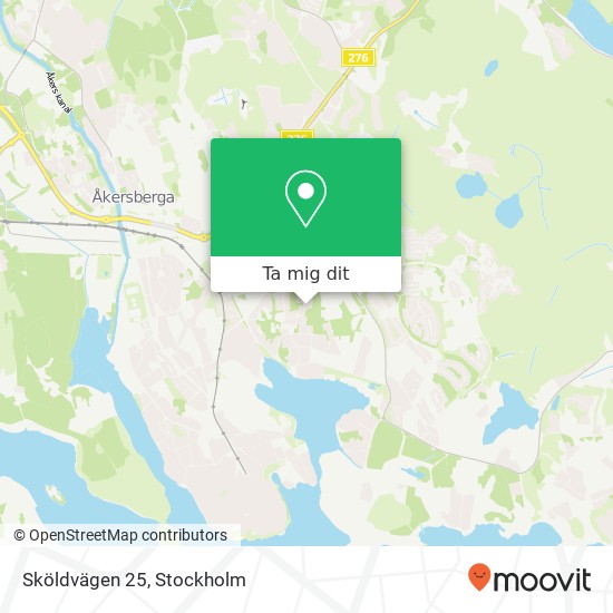 Sköldvägen 25 karta