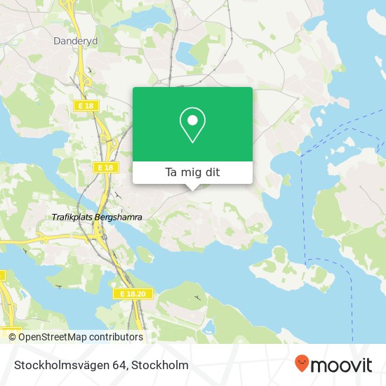 Stockholmsvägen 64 karta
