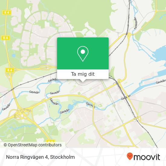 Norra Ringvägen 4 karta