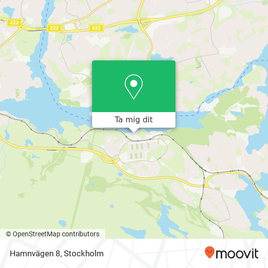 Hamnvägen 8 karta