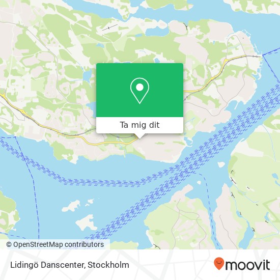 Lidingö Danscenter karta