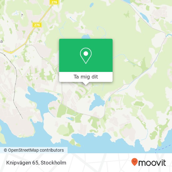 Knipvägen 65 karta