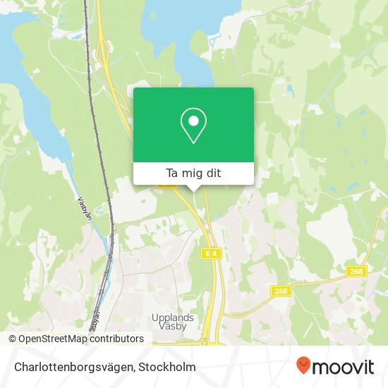 Charlottenborgsvägen karta