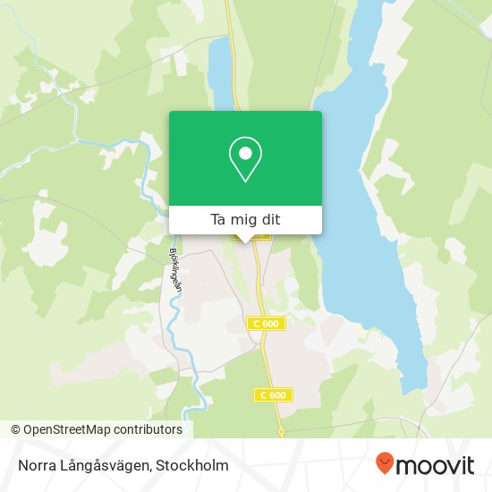 Norra Långåsvägen karta