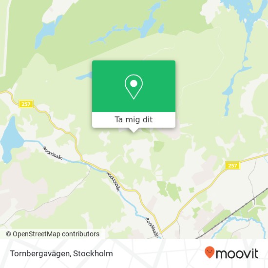 Tornbergavägen karta