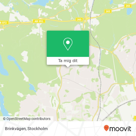 Brinkvägen karta