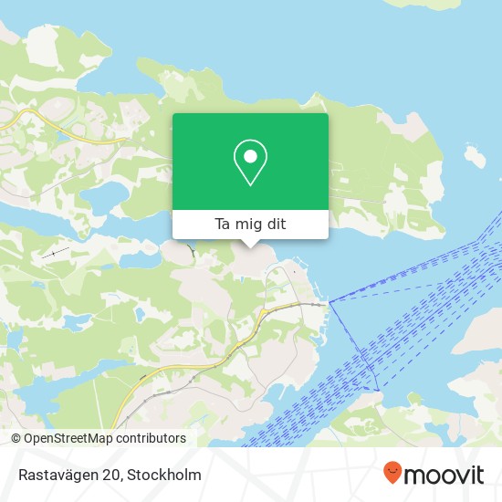 Rastavägen 20 karta