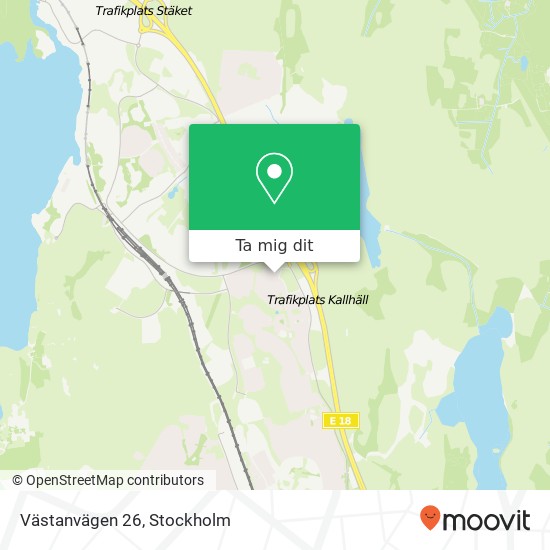 Västanvägen 26 karta