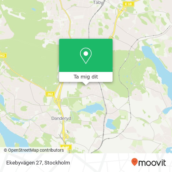 Ekebyvägen 27 karta