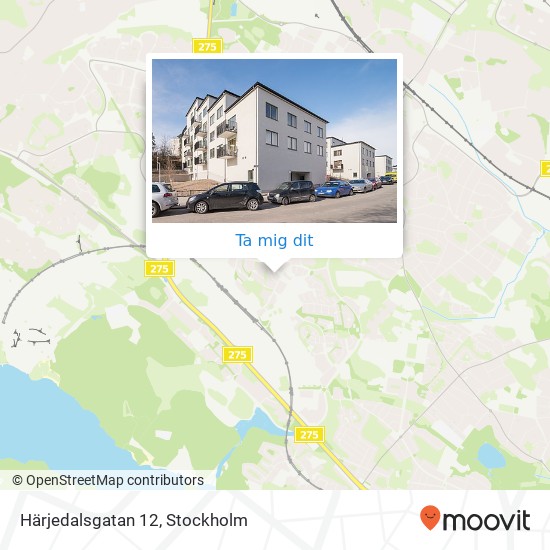 Härjedalsgatan 12 karta