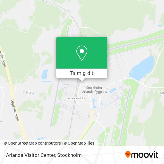 Arlanda Visitor Center karta