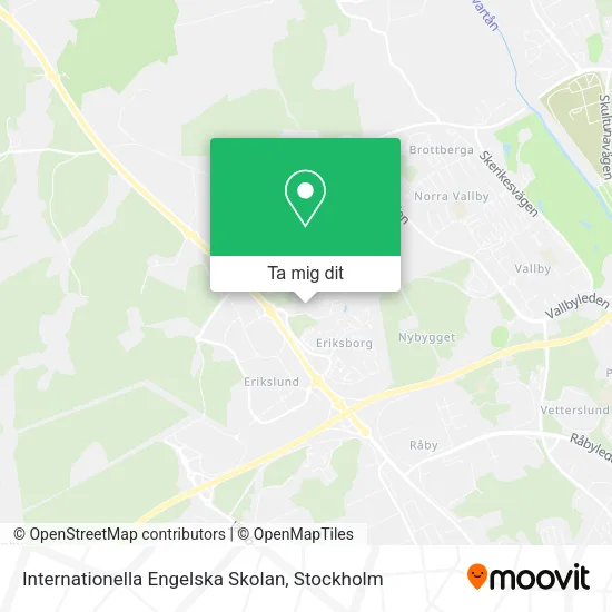 Internationella Engelska Skolan karta