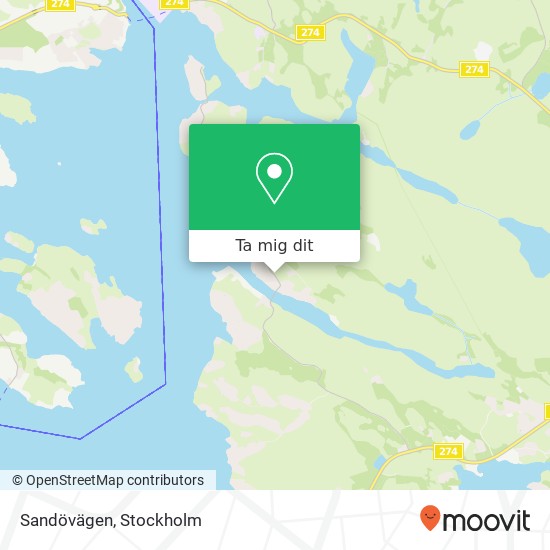 Sandövägen karta