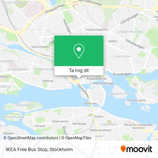 IKEA Free Bus Stop karta