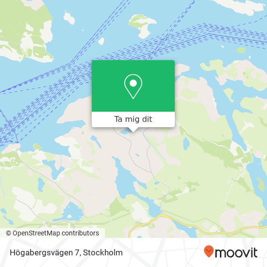 Högabergsvägen 7 karta