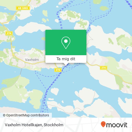 Vaxholm Hotellkajen karta