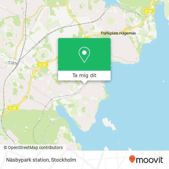 Näsbypark station karta