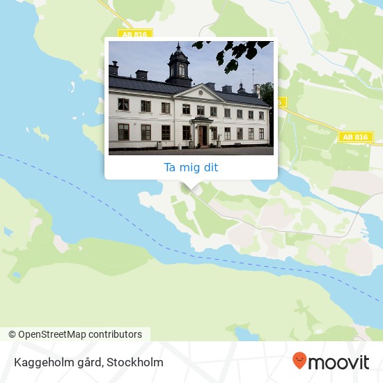 Kaggeholm gård karta