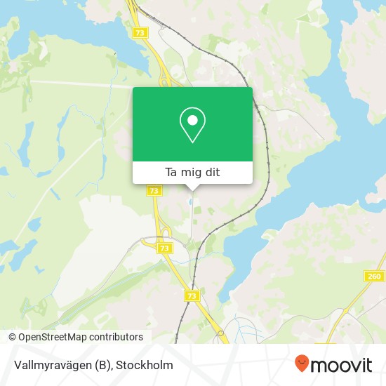 Vallmyravägen (B) karta