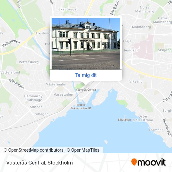 Västerås Central karta