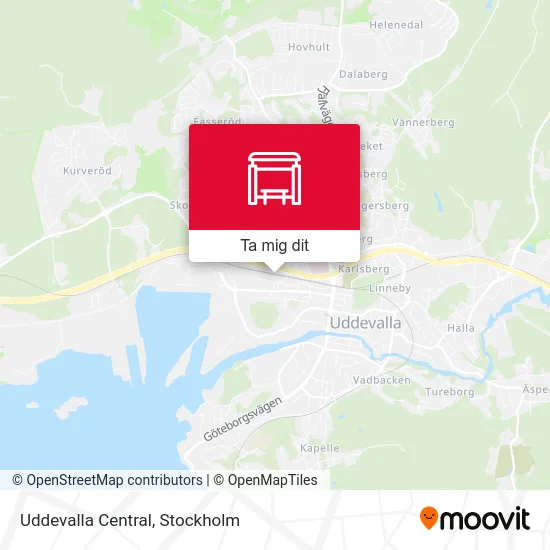 Uddevalla Central karta