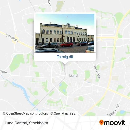 Lund Central karta