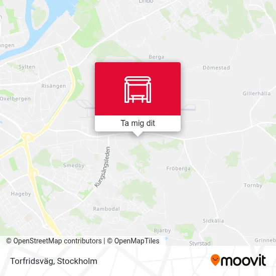 Torfridsväg karta