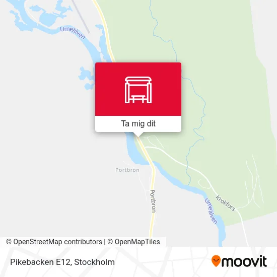 Pikebacken E12 karta