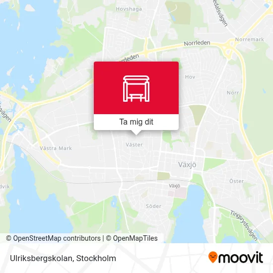 Ulriksbergskolan karta