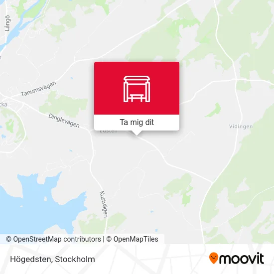 Högedsten karta