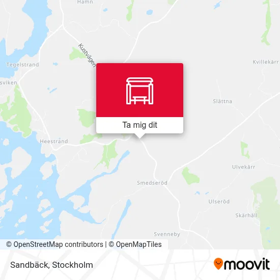 Sandbäck karta