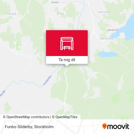 Funbo Söderby karta