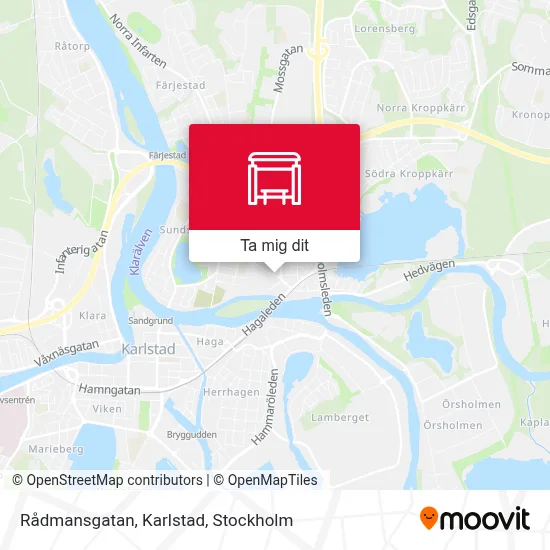 Rådmansgatan, Karlstad karta