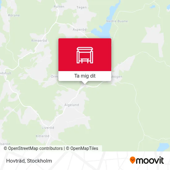 Hovträd karta