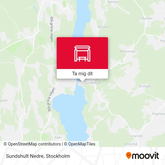 Sundshult Nedre karta