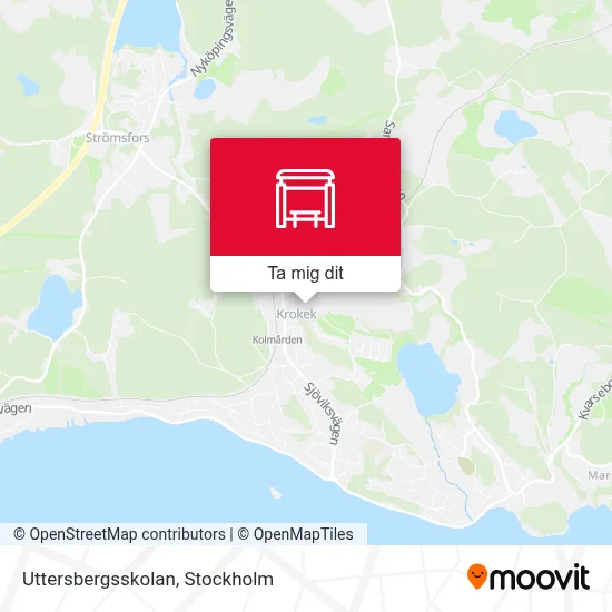Uttersbergsskolan karta