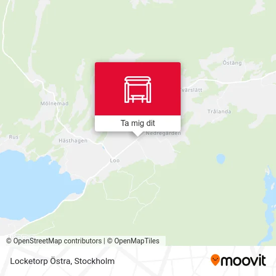 Locketorp Östra karta