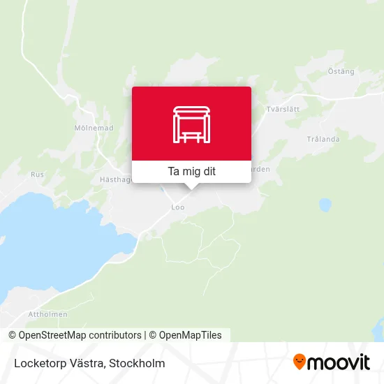 Locketorp Västra karta