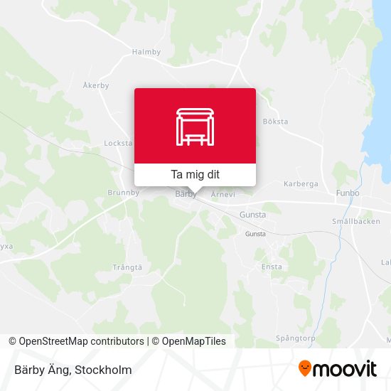 Bärby Äng karta