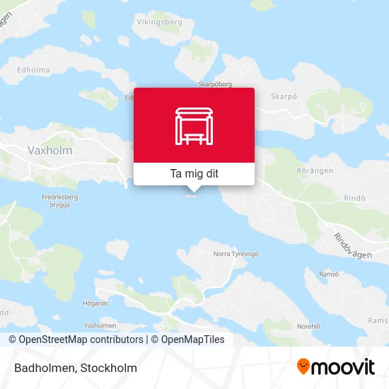 Badholmen karta