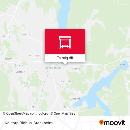 Källtorp Ridhus karta