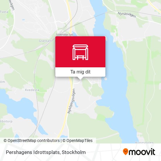 Pershagens Idrottsplats karta