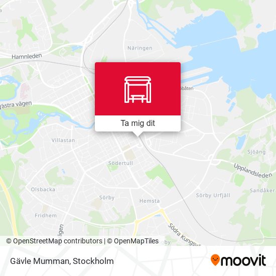 Gävle Mumman karta