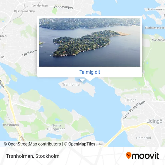 Tranholmen karta