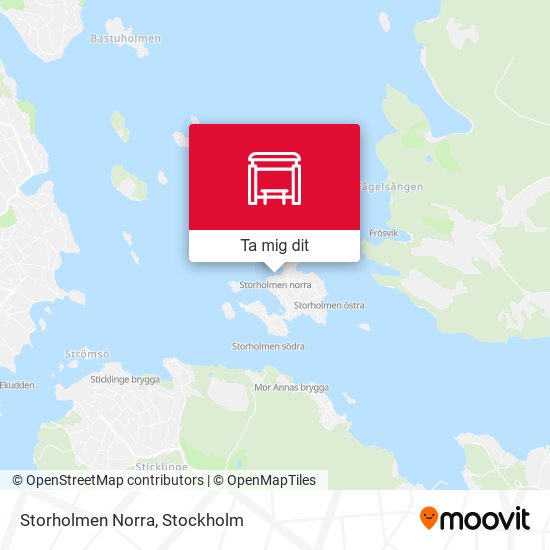 Storholmen Norra karta