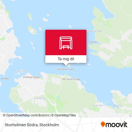 Storholmen Södra karta