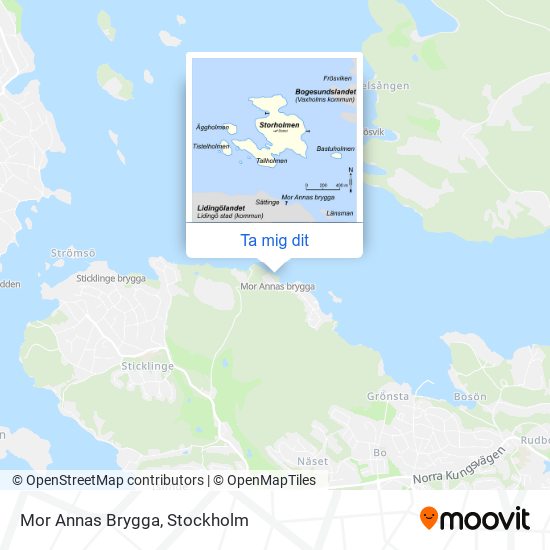 Mor Annas Brygga karta