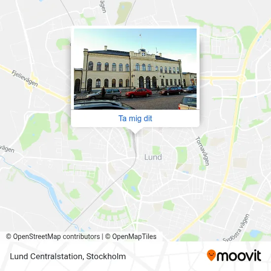 Lund Centralstation karta