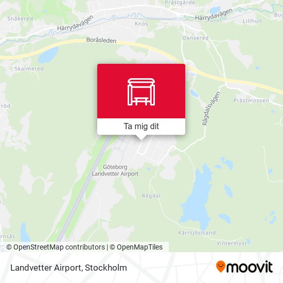 Landvetter Airport karta